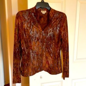 Bellessa Zip Top Blouse / Jacket